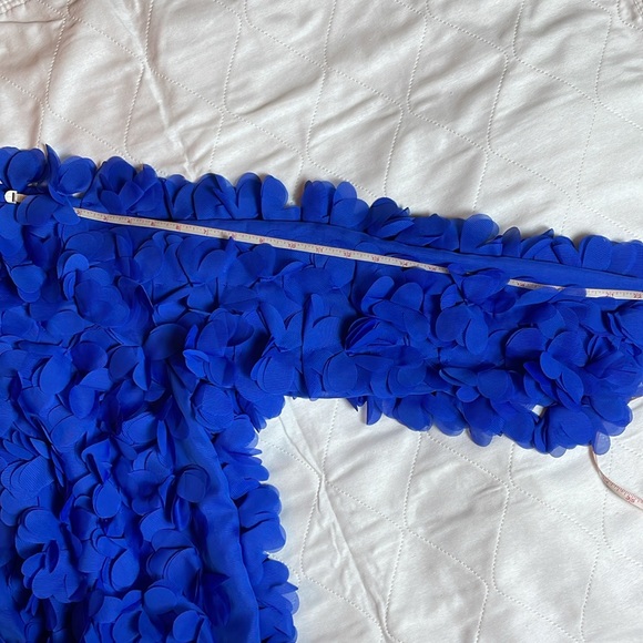 Zara Floral Blue Women's Cape Size-Large NWT - Picture 16 of 16